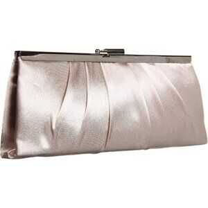 ❤️Blaire Women's Satin Frame Clutch Bag Purse with Shoulder Chain Included